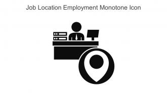 Job Location Employment Monotone Icon In Powerpoint Pptx Png And Editable Eps Format