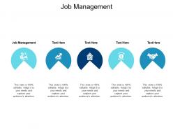Job management ppt powerpoint presentation gallery graphics pictures cpb