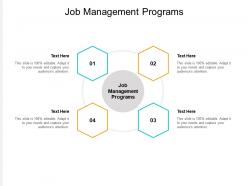 Job management programs ppt powerpoint presentation gallery introduction cpb