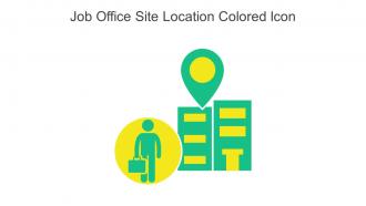 Job Office Site Location Colored Icon In Powerpoint Pptx Png And Editable Eps Format