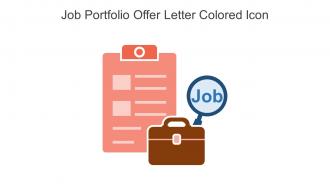 Job Portfolio Offer Letter Colored Icon In Powerpoint Pptx Png And Editable Eps Format