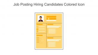 Job Posting Hiring Candidates Colored Icon In Powerpoint Pptx Png And Editable Eps Format
