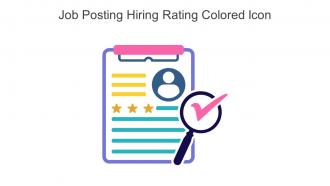 Job Posting Hiring Rating Colored Icon In Powerpoint Pptx Png And Editable Eps Format