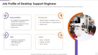 Job Profile Of Desktop Support Engineer