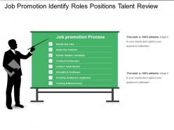 Job promotion identify roles positions talent review