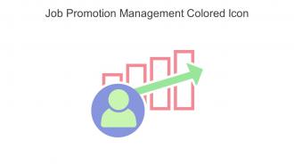 Job Promotion Management Colored Icon In Powerpoint Pptx Png And Editable Eps Format