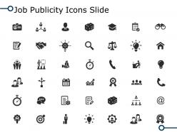 Job publicity icons slide technology i41 ppt powerpoint presentation file files