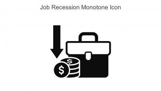 Job Recession Monotone Icon In Powerpoint Pptx Png And Editable Eps Format