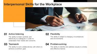 Job Related Skills powerpoint presentation and google slides ICP Images Idea