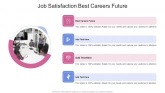 Job Satisfaction Best Careers Future In Powerpoint And Google Slides Cpb