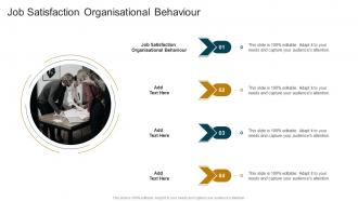 Job Satisfaction Organisational Behaviour In Powerpoint And Google Slides Cpb