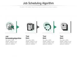 Job scheduling algorithm ppt powerpoint presentation gallery summary cpb