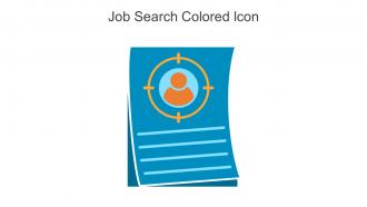 Job Search Colored Icon In Powerpoint Pptx Png And Editable Eps Format