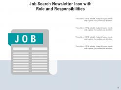 Job Search Individual Employment Application Magnifying Glass Responsibilities