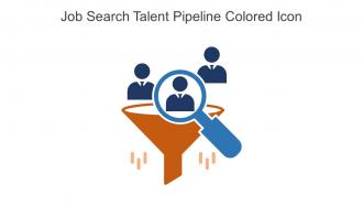 Job Search Talent Pipeline Colored Icon In Powerpoint Pptx Png And Editable Eps Format