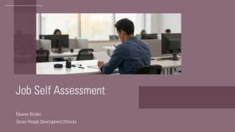 Job Self Assessment PPT Demonstration VA