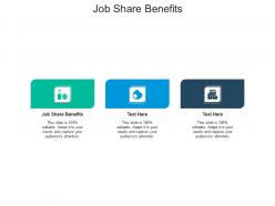 Job share benefits ppt powerpoint presentation portfolio slide portrait cpb