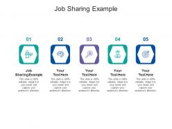 Job sharing example ppt powerpoint presentation icon show cpb