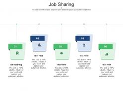 Job sharing ppt powerpoint presentation infographics backgrounds cpb