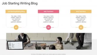 Job Starting Writing Blog In Powerpoint And Google Slides Cpb