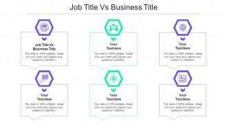 Job Title Vs Business Title Ppt Powerpoint Presentation Inspiration Design Ideas Cpb