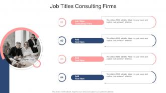Job Titles Consulting Firms In Powerpoint And Google Slides Cpb