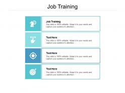 Job training ppt powerpoint presentation portfolio format cpb