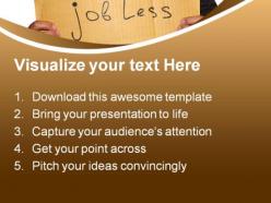 Jobless people powerpoint templates and powerpoint backgrounds 0311