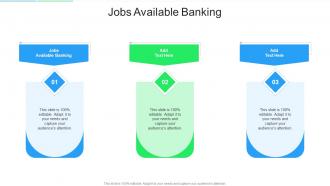 Jobs Available Banking In Powerpoint And Google Slides Cpb