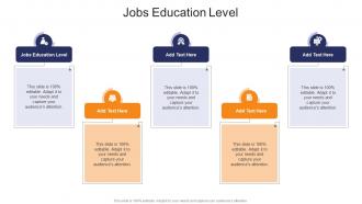Jobs Education Level In Powerpoint And Google Slides Cpb