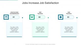 Jobs Increase Job Satisfaction In Powerpoint And Google Slides Cpb