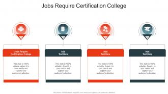 Jobs Require Certification College In Powerpoint And Google Slides Cpb