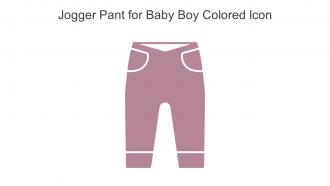 Jogger Pant For Baby Boy Colored Icon In Powerpoint Pptx Png And Editable Eps Format