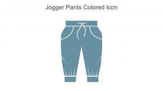 Jogger Pants Colored Icon In Powerpoint Pptx Png And Editable Eps Format