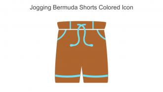 Jogging Bermuda Shorts Colored Icon In Powerpoint Pptx Png And Editable Eps Format