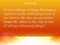 John 3 12 i speak of heavenly things powerpoint church sermon