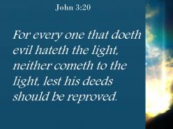 John 3 20 their deeds will be exposed powerpoint church sermon