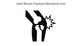 Joint Bones Fracture Monotone Icon In Powerpoint Pptx Png And Editable Eps Format