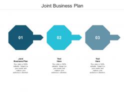 Joint business plan ppt powerpoint presentation icon designs download cpb