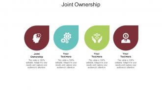 Joint ownership ppt powerpoint presentation infographics introduction cpb