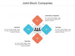Joint stock companies ppt powerpoint presentation gallery example file cpb