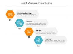 Joint venture dissolution ppt powerpoint presentation gallery cpb