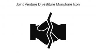 Joint Venture Divestiture Monotone Icon In Powerpoint Pptx Png And Editable Eps Format