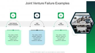 Joint Venture Failure Examples In Powerpoint And Google Slides Cpb