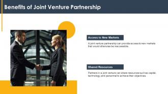 Joint Venture Partnership Examples powerpoint presentation and google slides ICP Editable Image