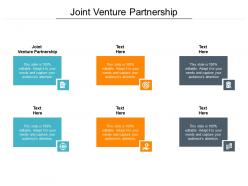 Joint venture partnership ppt powerpoint presentation gallery background designs cpb