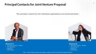 Joint venture proposal powerpoint presentation slides