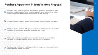 Joint venture proposal powerpoint presentation slides