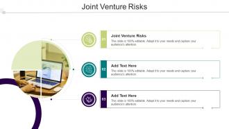 Joint Venture Risks In Powerpoint And Google Slides Cpb
