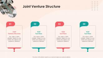 Joint Venture Structure In Powerpoint And Google Slides Cpb